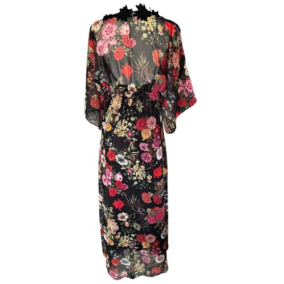 Farm Rio Anthropologie Laina Floral Boho Maxi Dress‎ Size XS - Picture 4 of 13